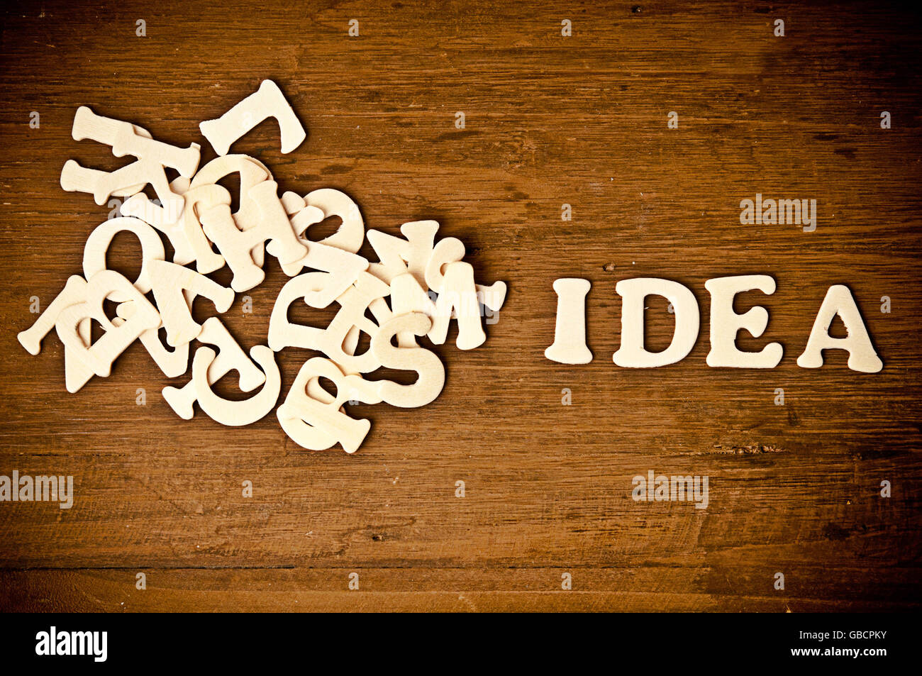 ideas, brainstorming, creativity and imagination concept Stock Photo