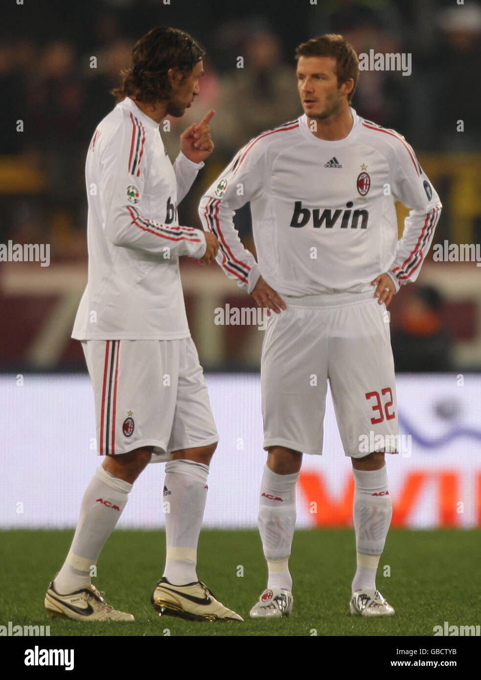 Maillot AC Milan Domicile 2009/2010 – #32 Beckham – Taille M – Très Bon État