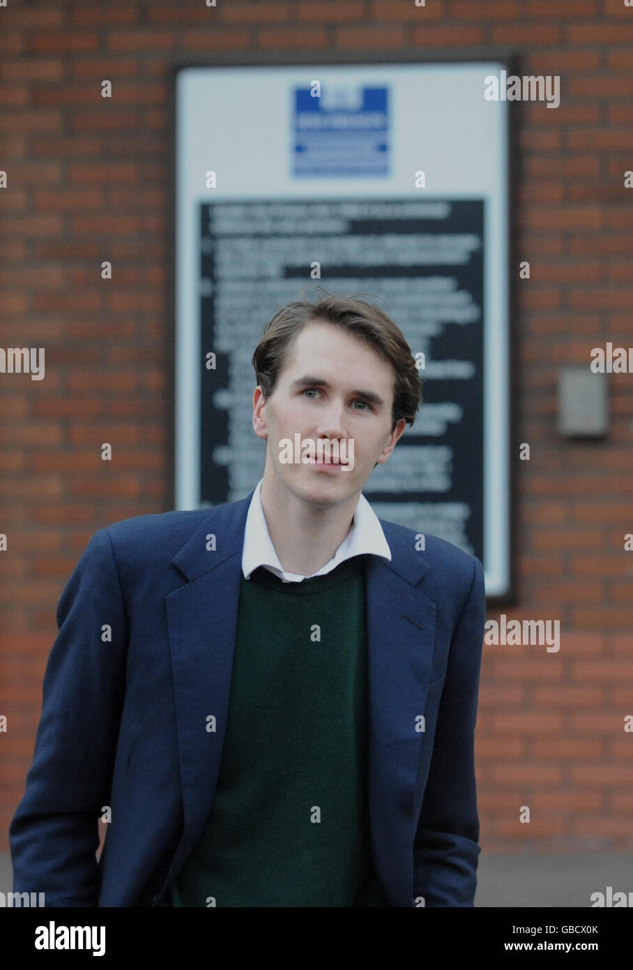 Otis ferry leaves gloucester prison hires stock photography and images