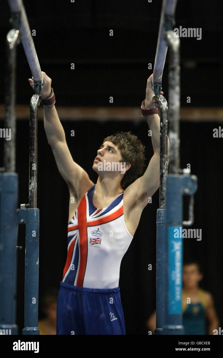 Max Whitlock in action during the Artistic Gymnastics at the Australian  Youth Olympic Festival, Syndney Olympic Park, 16-01-09 Stock Photo - Alamy