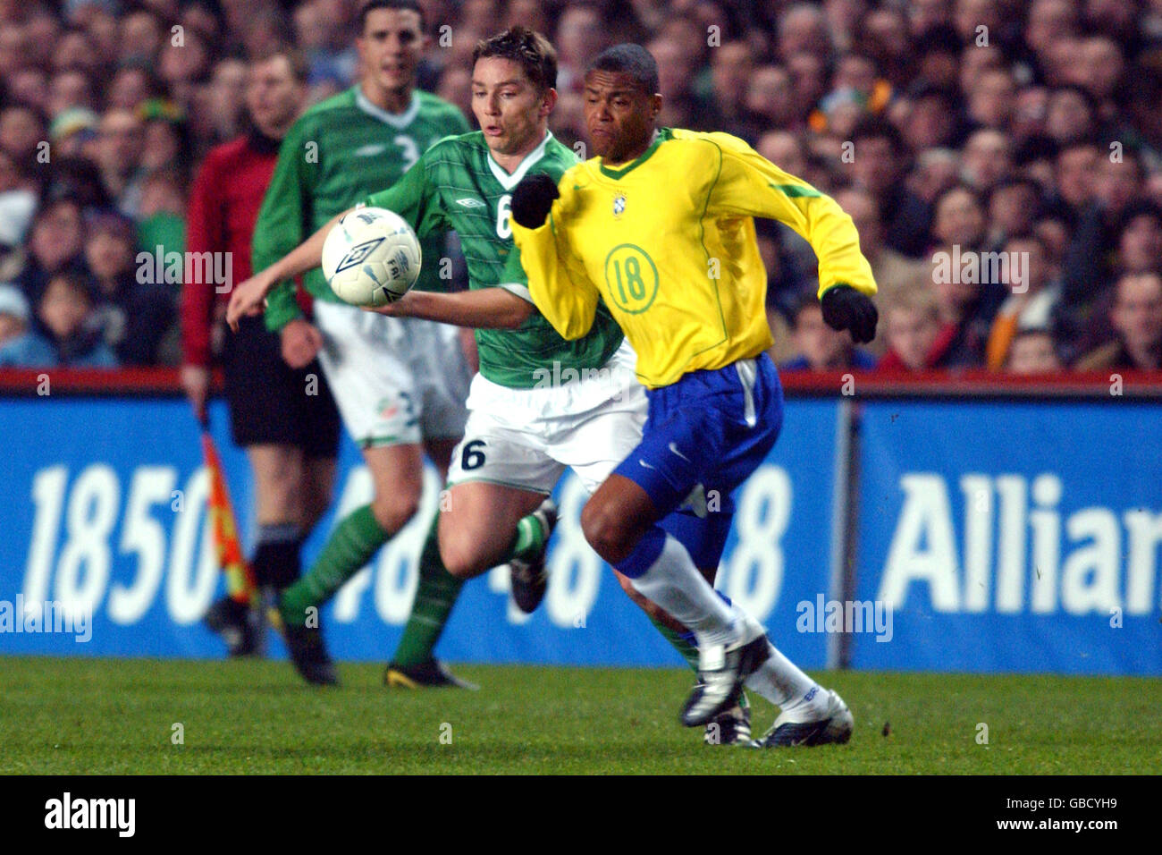 Soccer - International Friendly - Ireland v Brazil Stock Photo