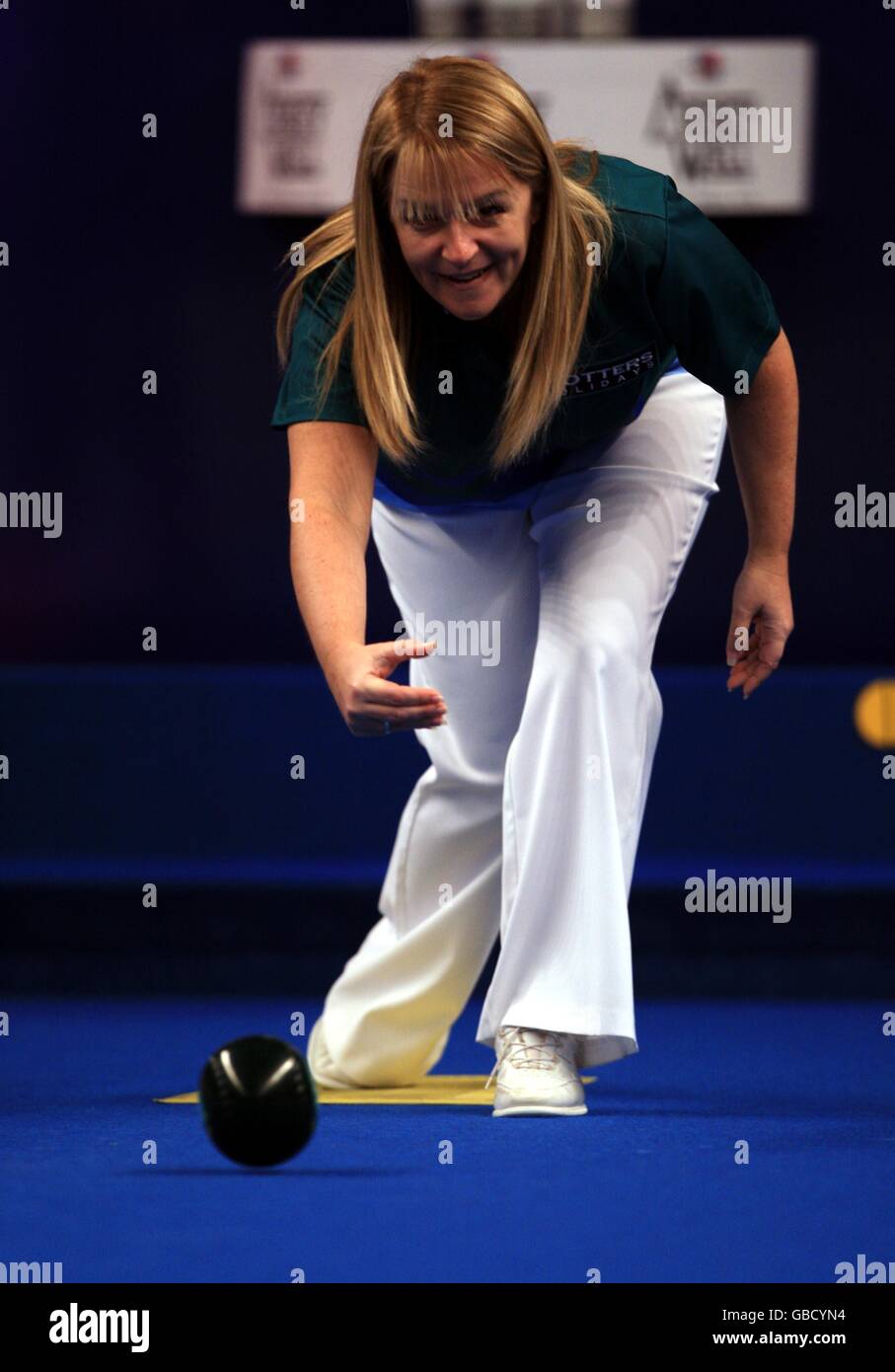Bowls - The Potters Holidays World Indoor Bowls Championships 2009 - Potters Leisure Resort Stock Photo