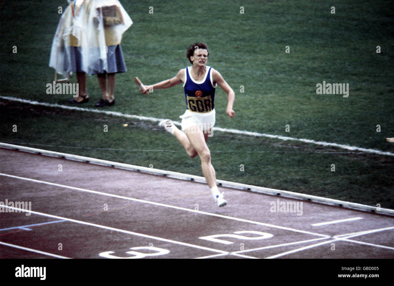 Athletics Montreal Olympic Games 1976 Women's 4x400m Final Stock