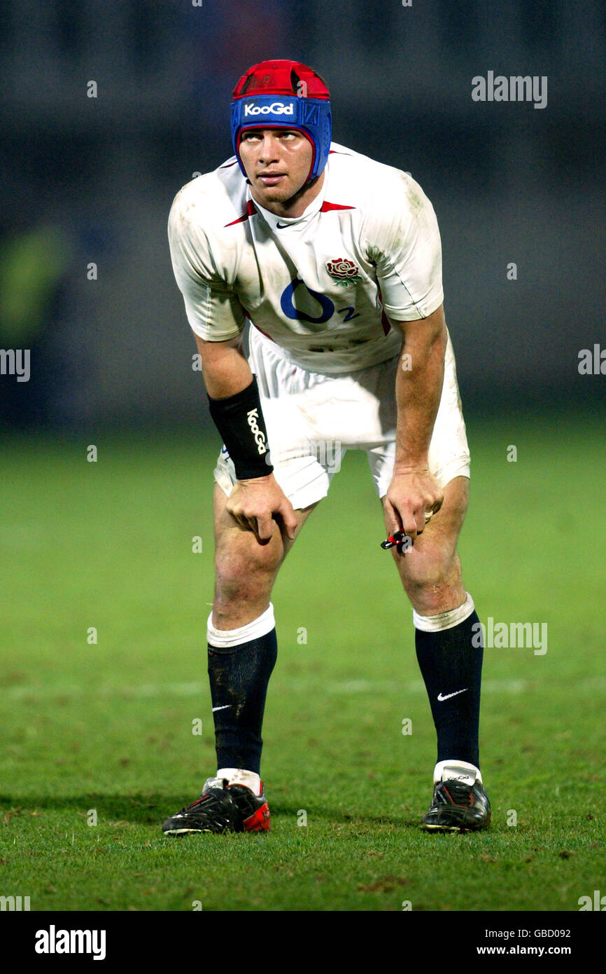 Rugby Union - The RBS Six Nations Championship - Italy v England. Henry Paul, England Stock Photo