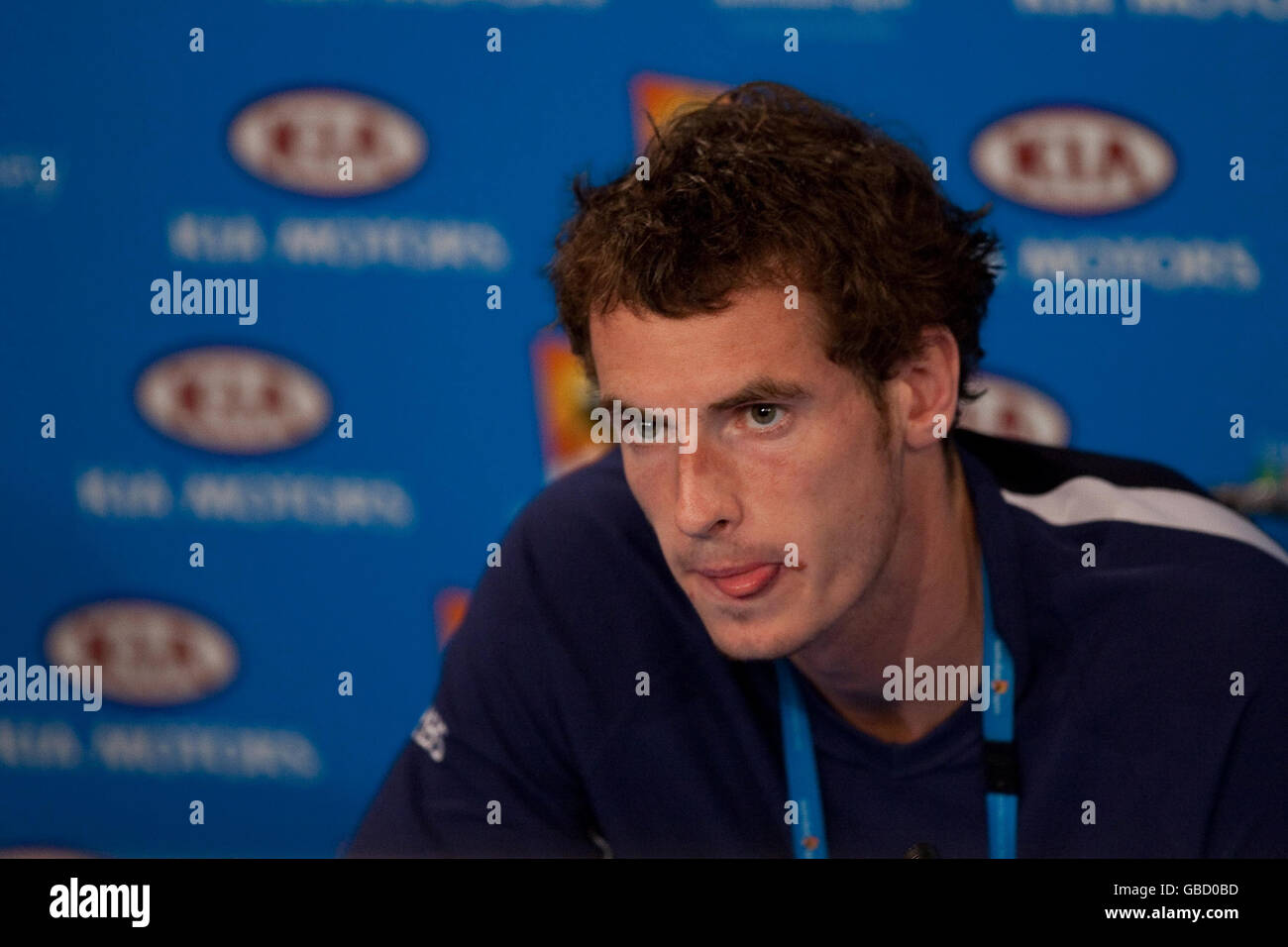 Tennis Australian Open 2009 Day Two Melbourne Park Stock Photo