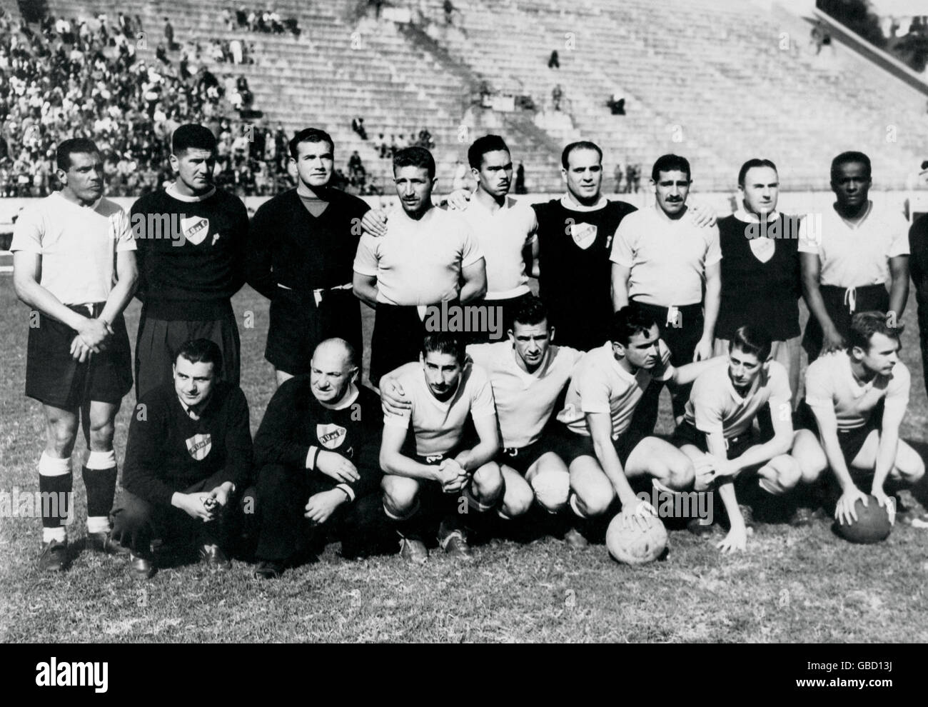 Soccer - World Cup Brazil 1950 - Final Pool - Uruguay v Sweden Stock Photo