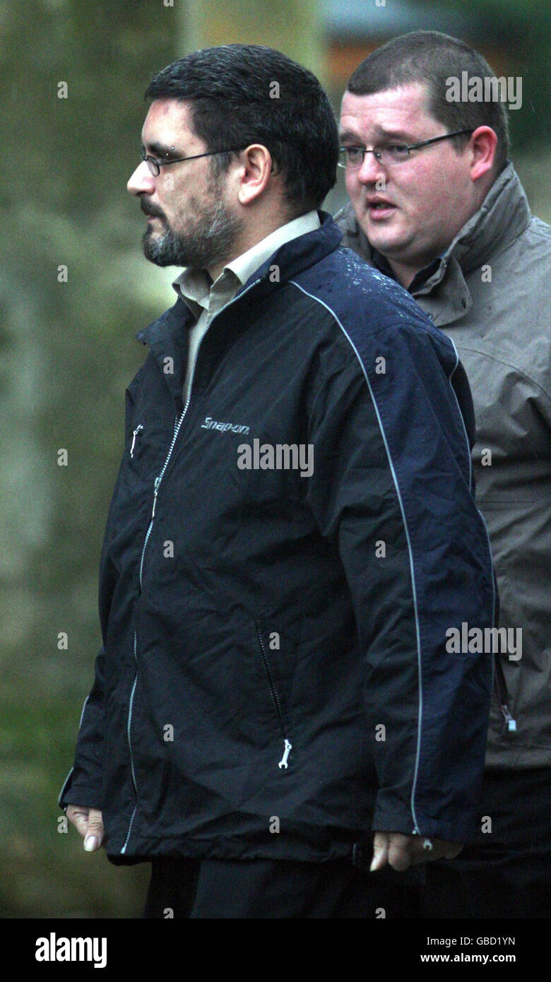 Nigel Gresham arrives at Lincoln Crown Court, to be sentenced on four