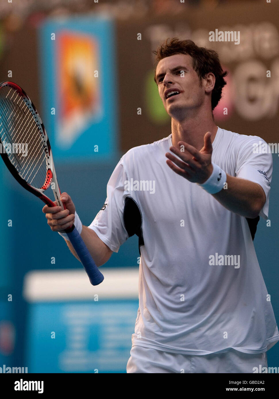 Tennis Australian Open 2009 Day Eight Melbourne Park Stock Photo