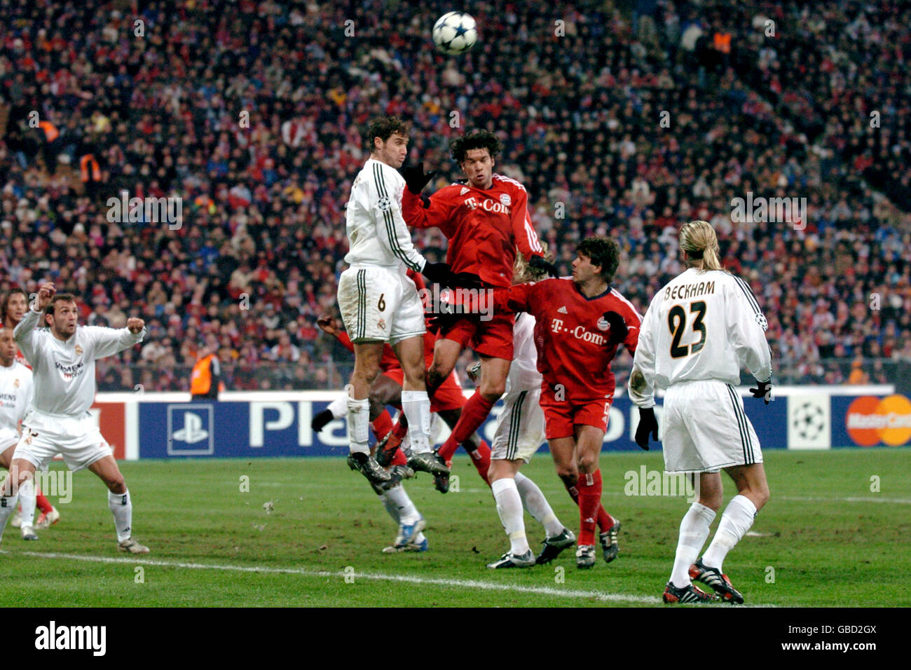 Soccer UEFA Champions League Second Round First Leg Bayern Munich v Real Madrid Stock
