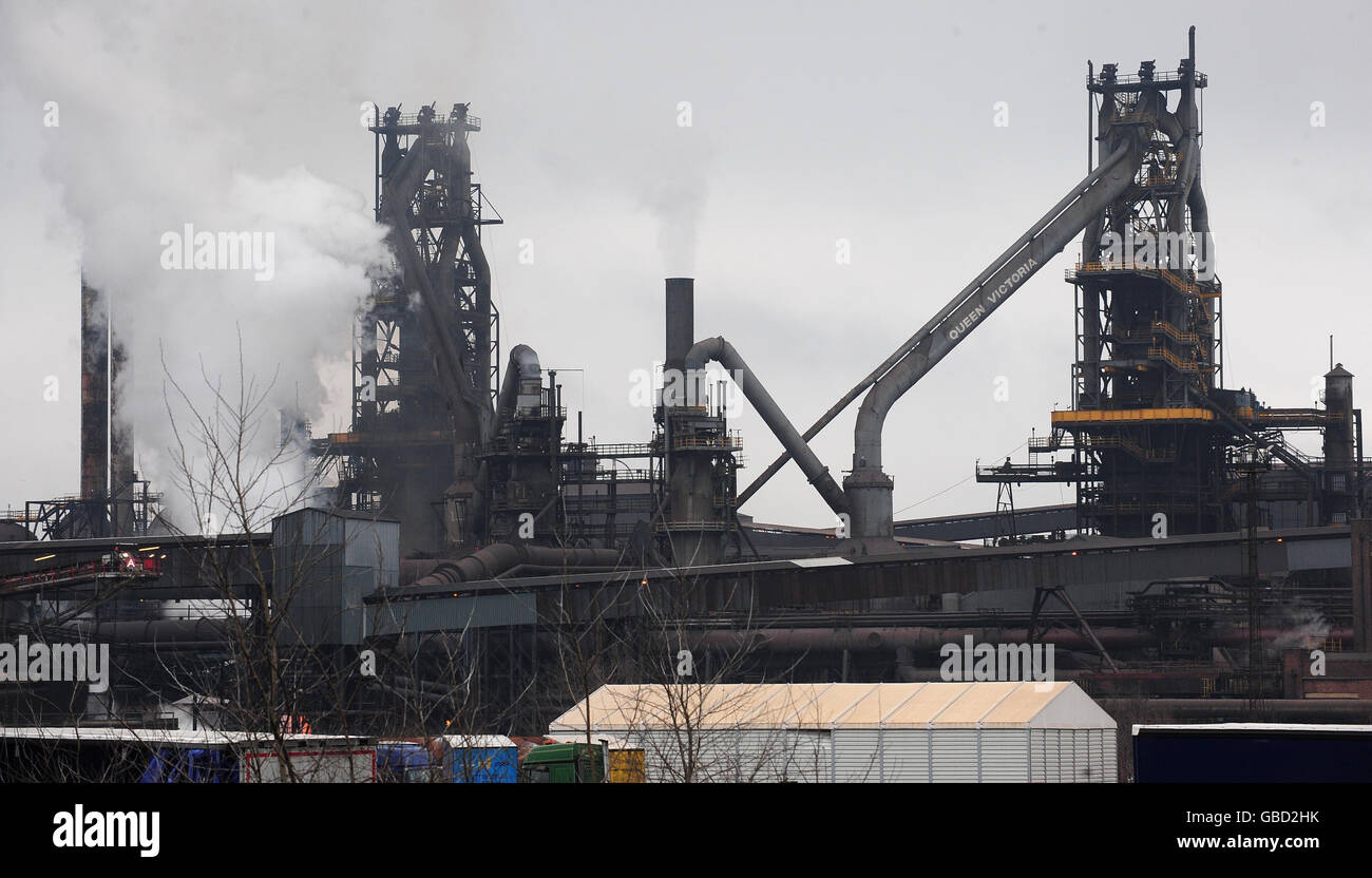 Corus 'to axe thousands of jobs' Stock Photo Alamy