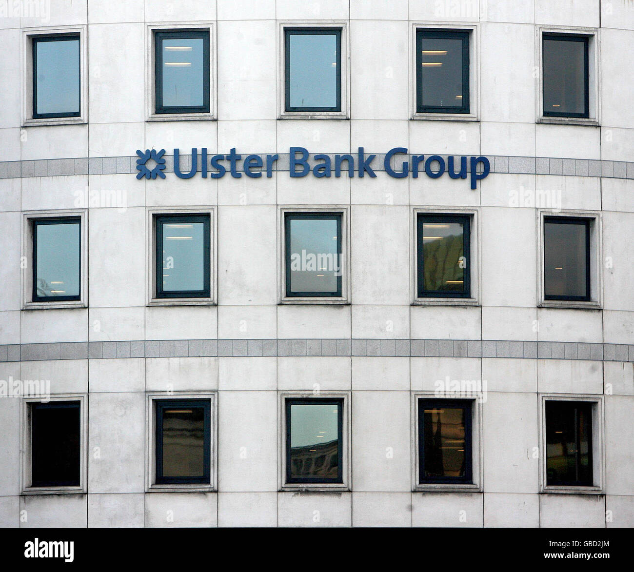 Ulster Bank announces job cuts. The Ulster Bank Headquarters in Dublin city centre. Stock Photo
