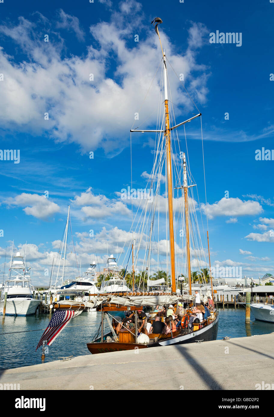 Florida, Key West, charter sailing yacht Schooner "Hindu" built 1925