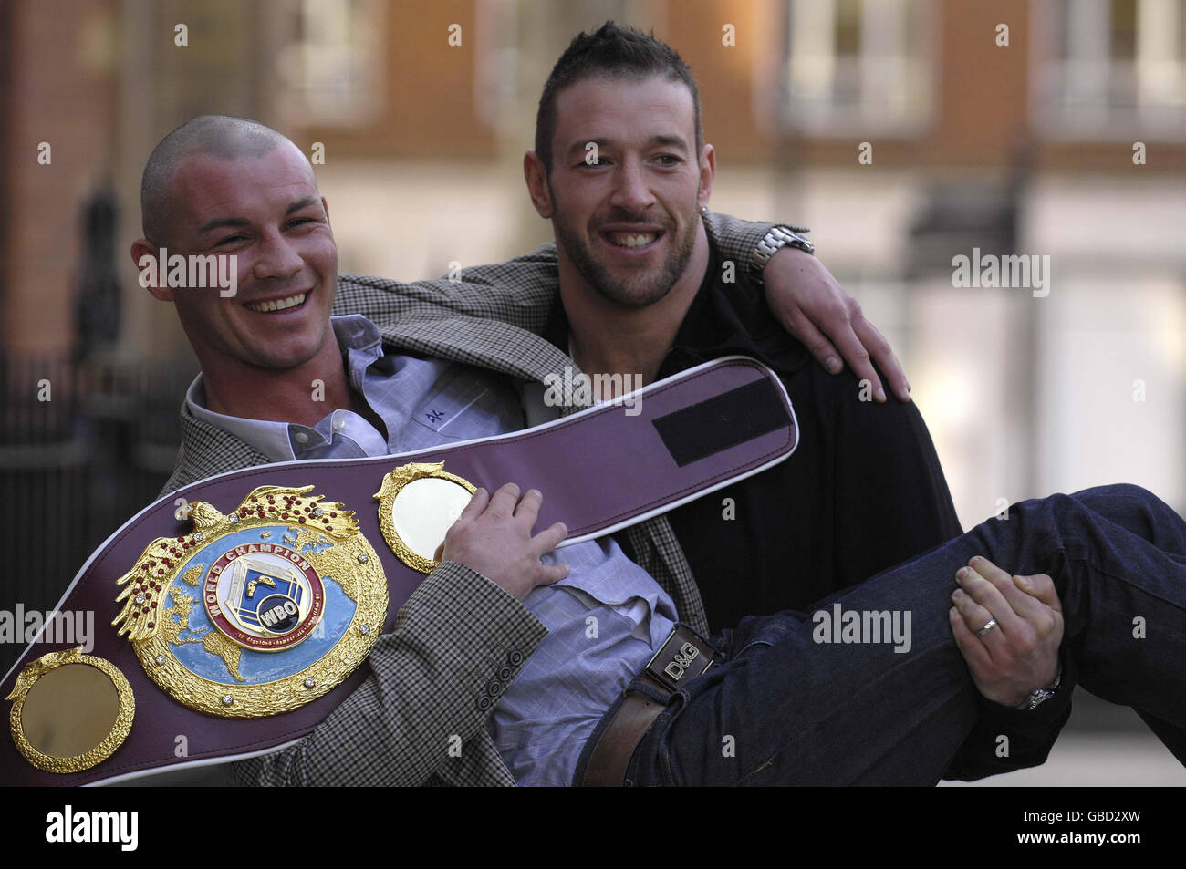 Boxing - Nicky Cook and Enzo Maccarinelli Press Conference - Landmark Hotel Stock Photo