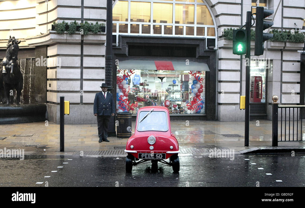 The world's smallest car, the Peel 50, which is soon to go on display