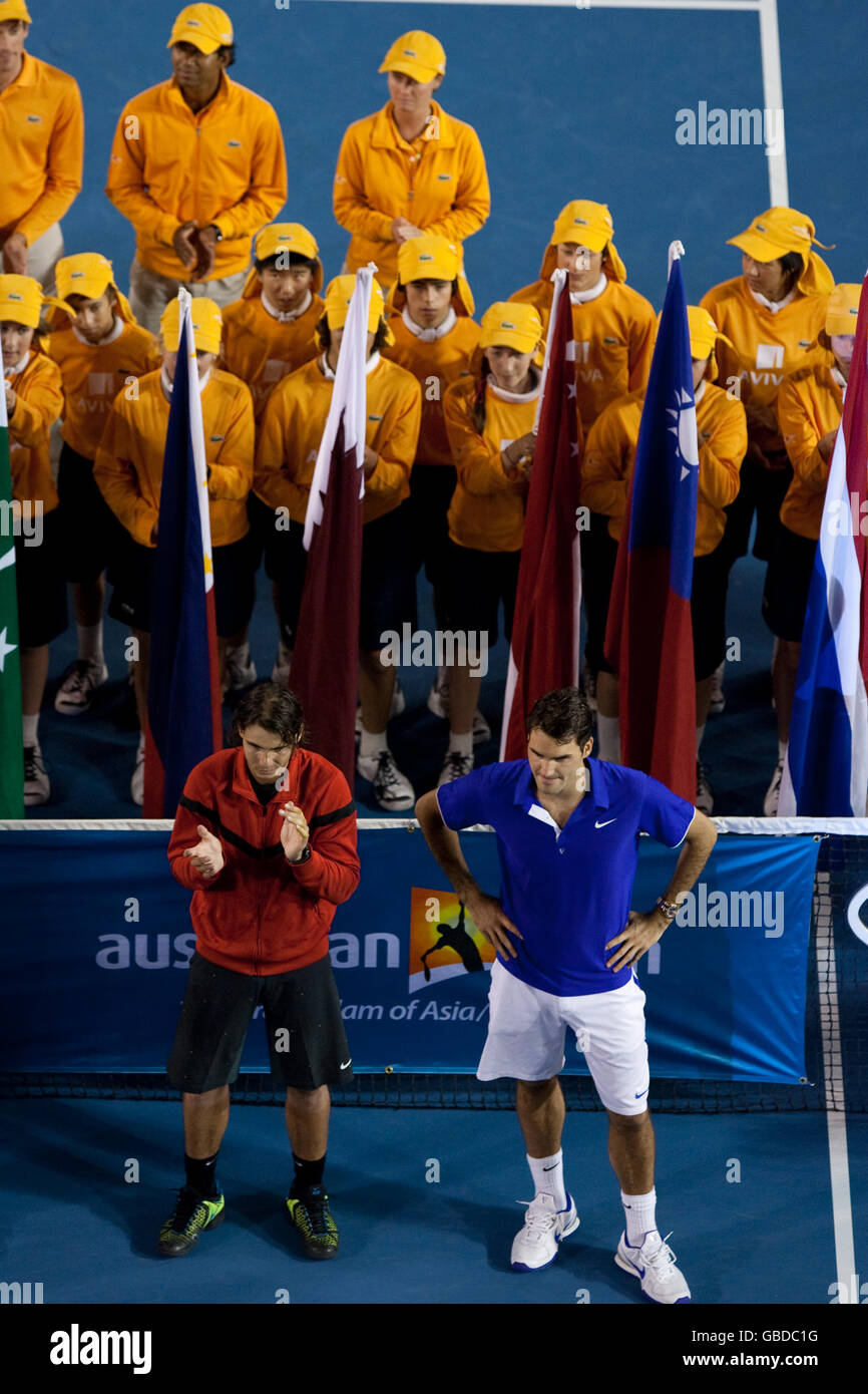 Tennis Australian Open 2009 Day Fourteen Melbourne Park Stock