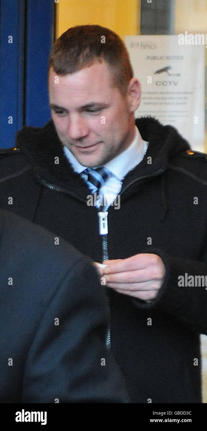 Driver 'left friend dying in car' after crash Stock Photo Alamy