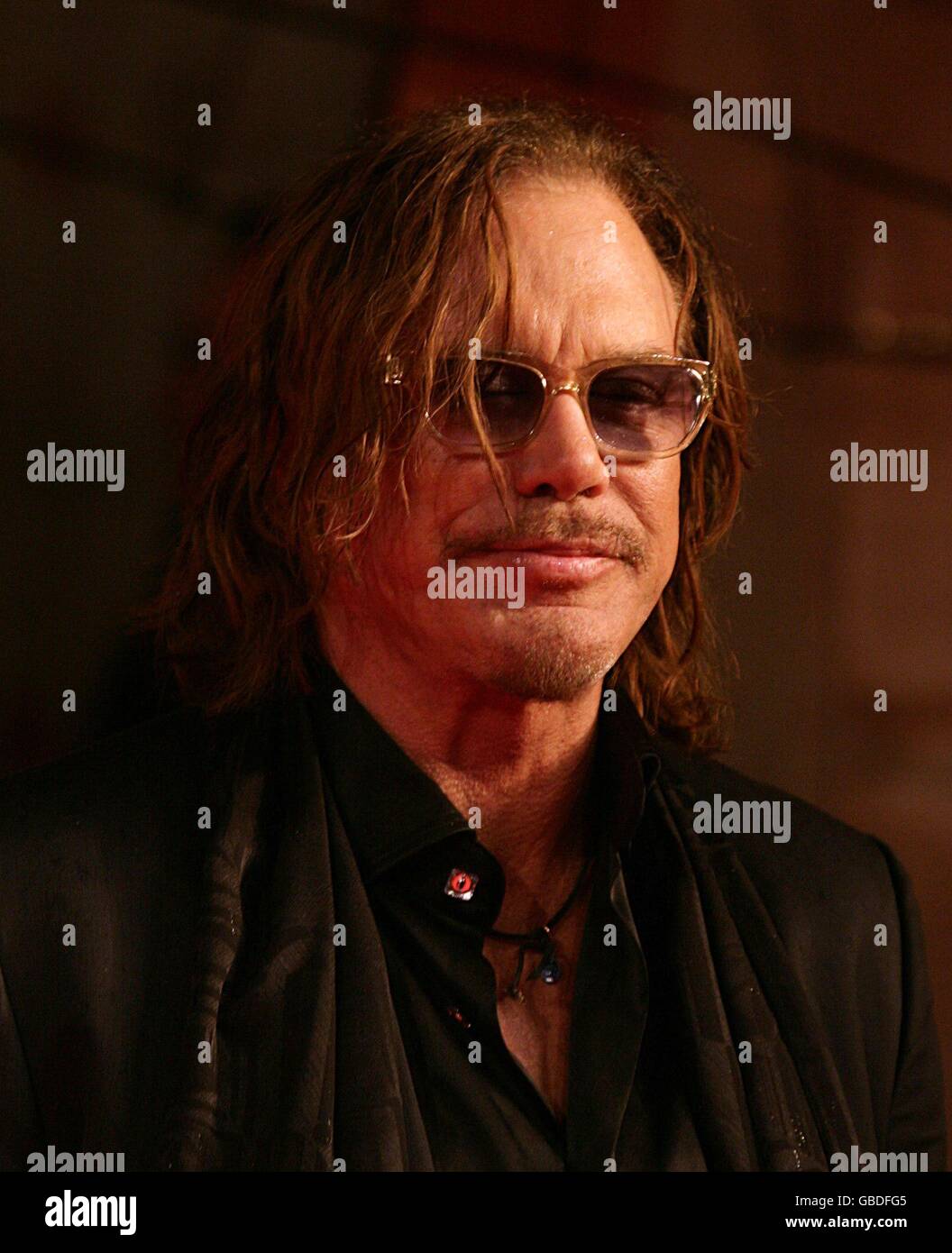 Mickey Rourke arriving for the 2009 British Academy Film Awards at the ...