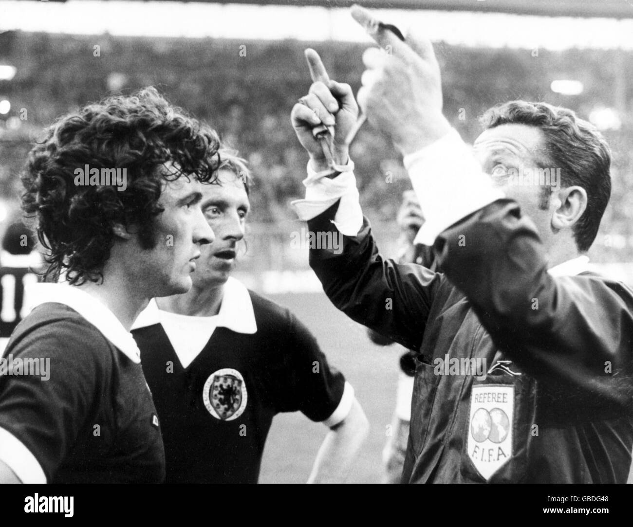 Soccer - FIFA World Cup West Germany 1974 - Group 2 - Zaire v Scotland - Westfalenstadion, Dortmund Stock Photo
