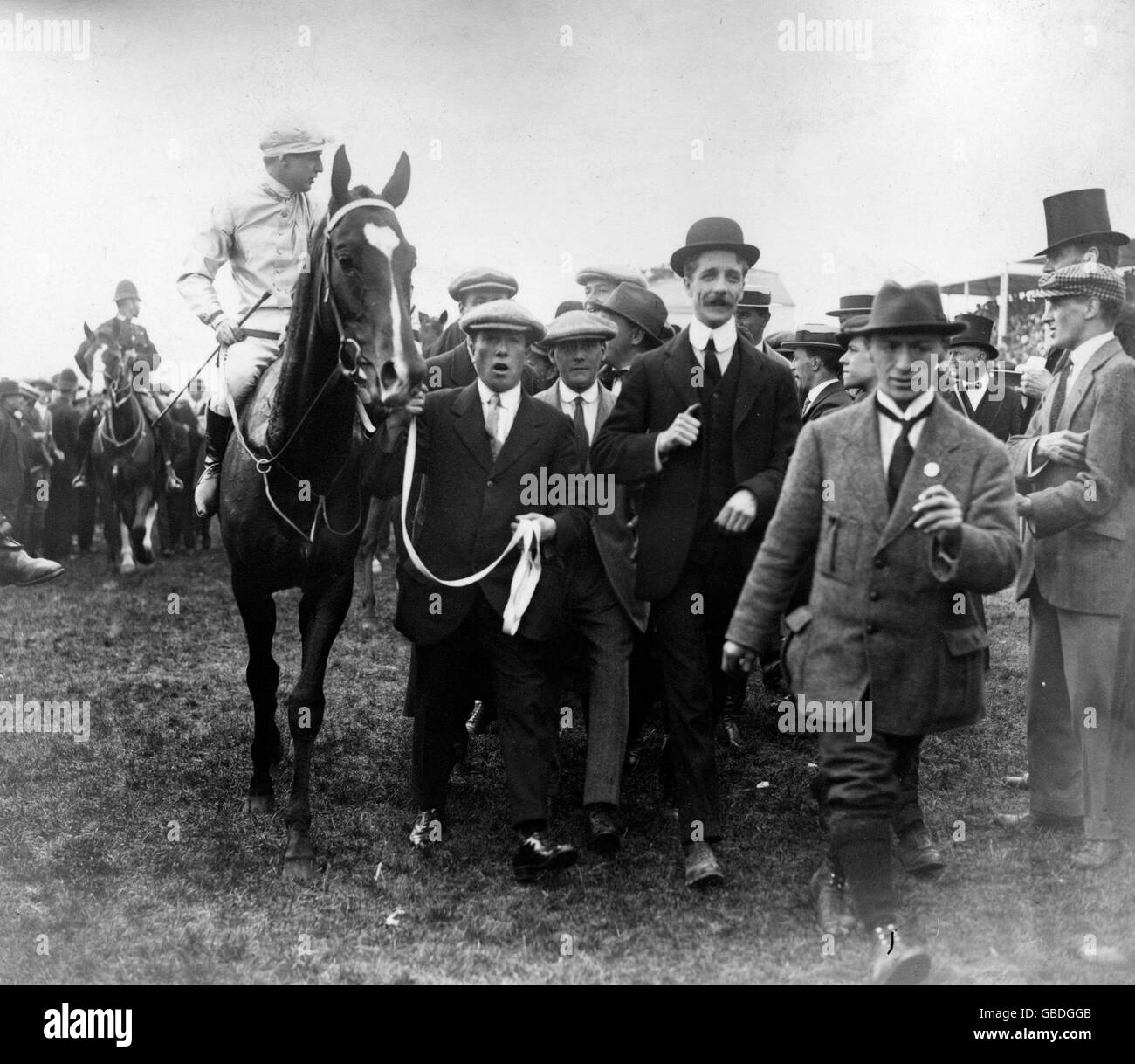 Derby hats Black and White Stock Photos Images Alamy