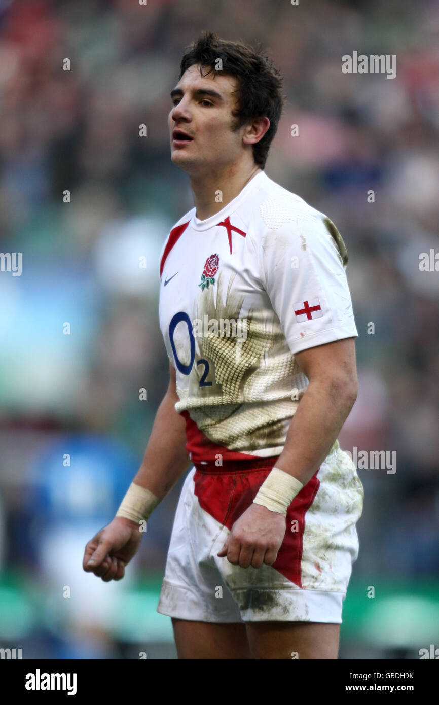 Rugby Union - RBS Six Nations Championship 2009 - England v Italy - Twickenham. Harry Ellis, England Stock Photo
