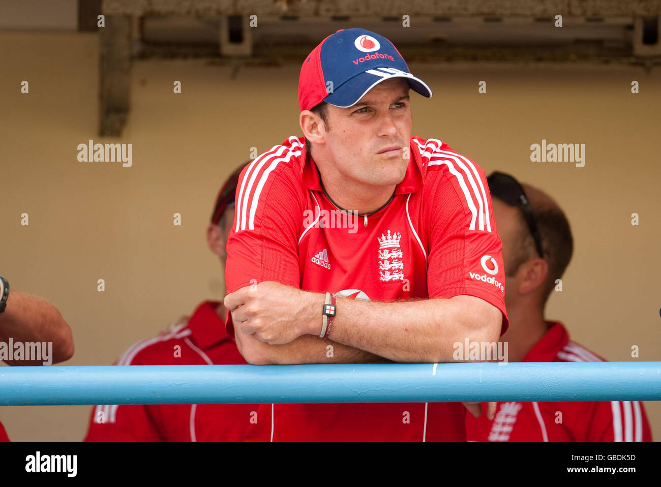 Cricket - Second Test - Day One - West Indies v England - Sir Vivian Richards Cricket Ground Stock Photo