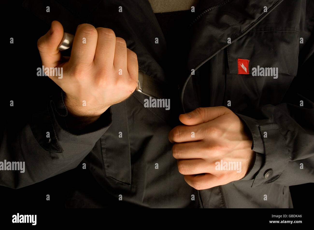 11. The Jacket is nicknamed the 'Bladerunner' for it's ability to conceal up to 13 knives. Stock Photo