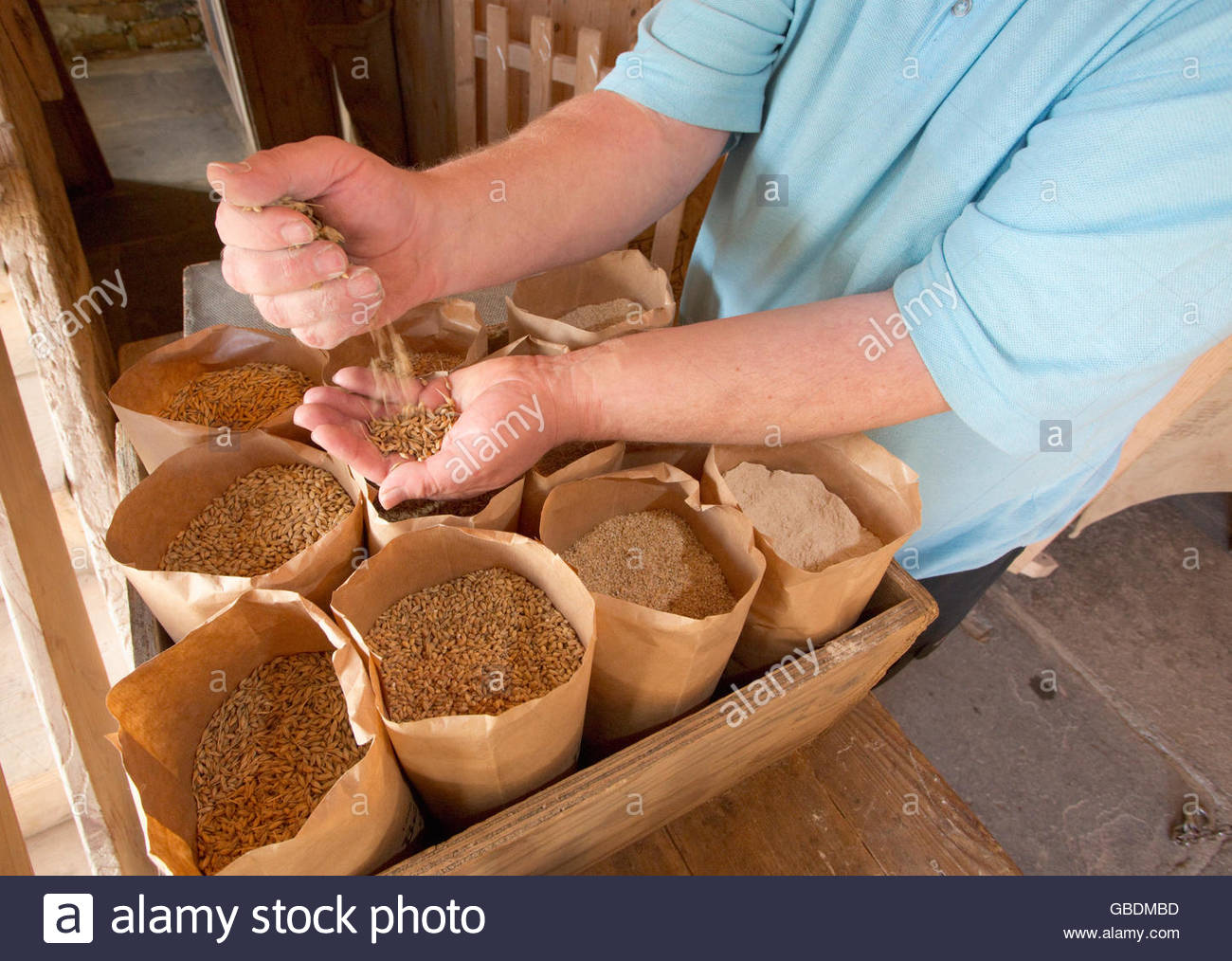 Water Powered Flour Mill High Resolution Stock Photography and Images