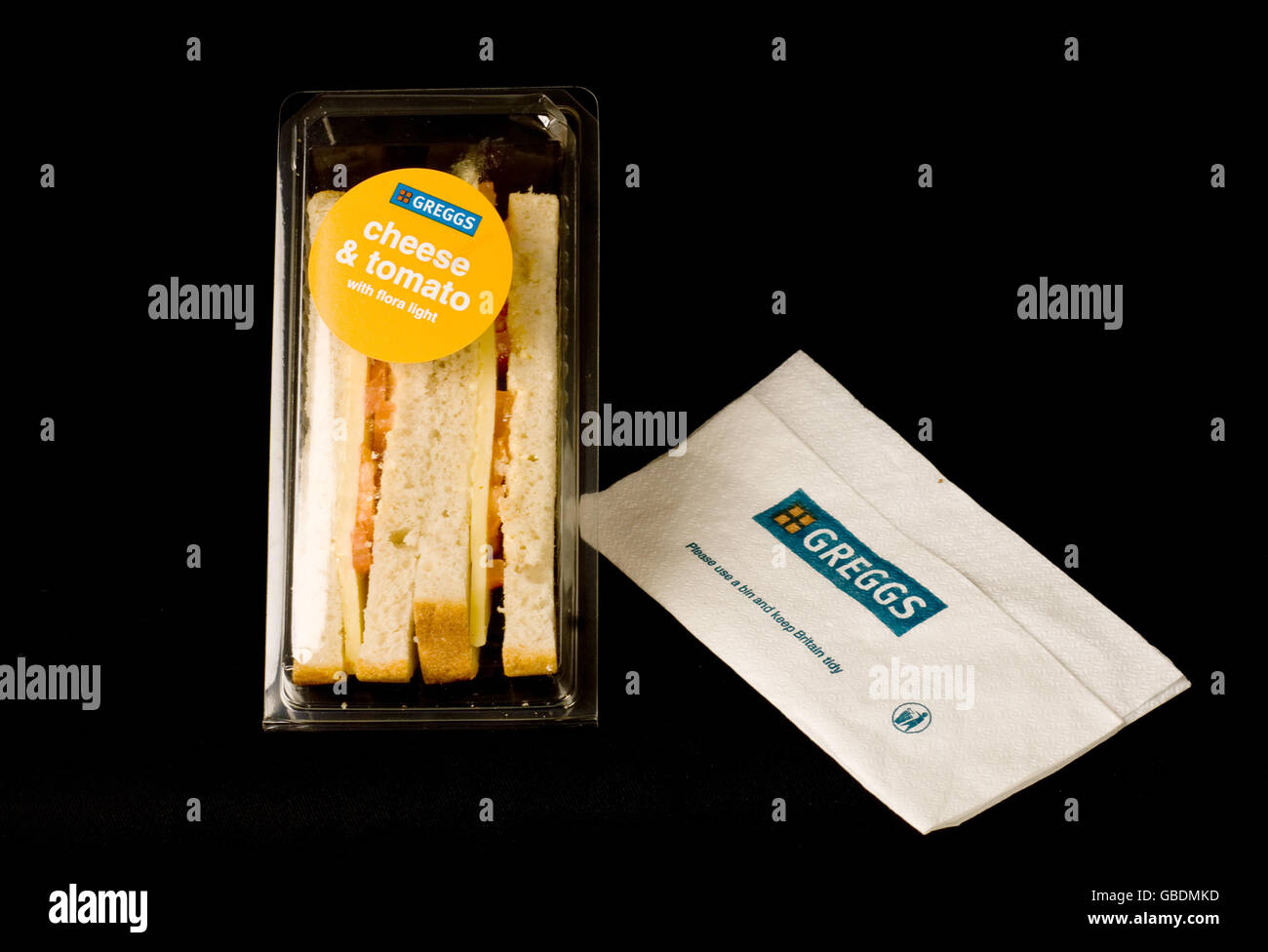A Greggs cheese and tomato sandwich - Consumers worried about the state of their wallets appear to be turning away from more conventional restaurants and staying at home with a take-away instead. And while the rest of the high street struggles for survival, fast food chains are enjoying a surge in popularity. Greggs' chief executive Ken McMeikan has said the chain's quality and low prices gave it a head start of its rivals. 'The underlying factor out there is that people are looking at the amount of money in their pocket and looking for the best value,' he said. Stock Photo