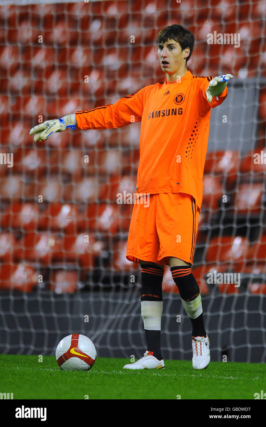 Chelsea goalkeeper niclas heimann hires stock photography and images