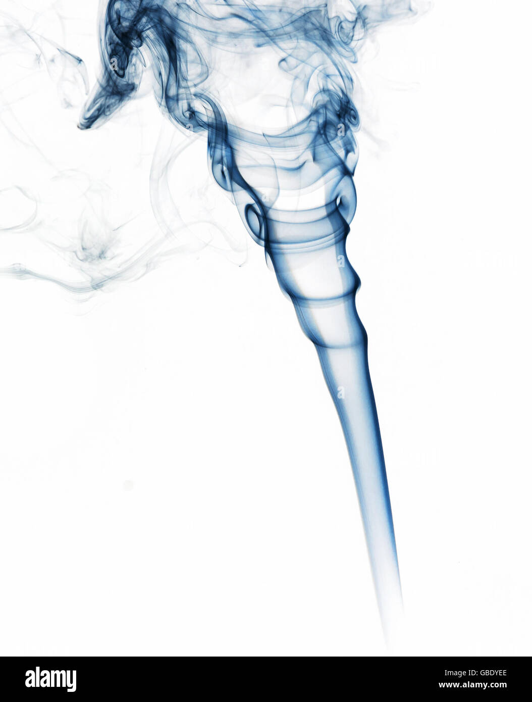 Abstract smoke on a white background Stock Photo - Alamy
