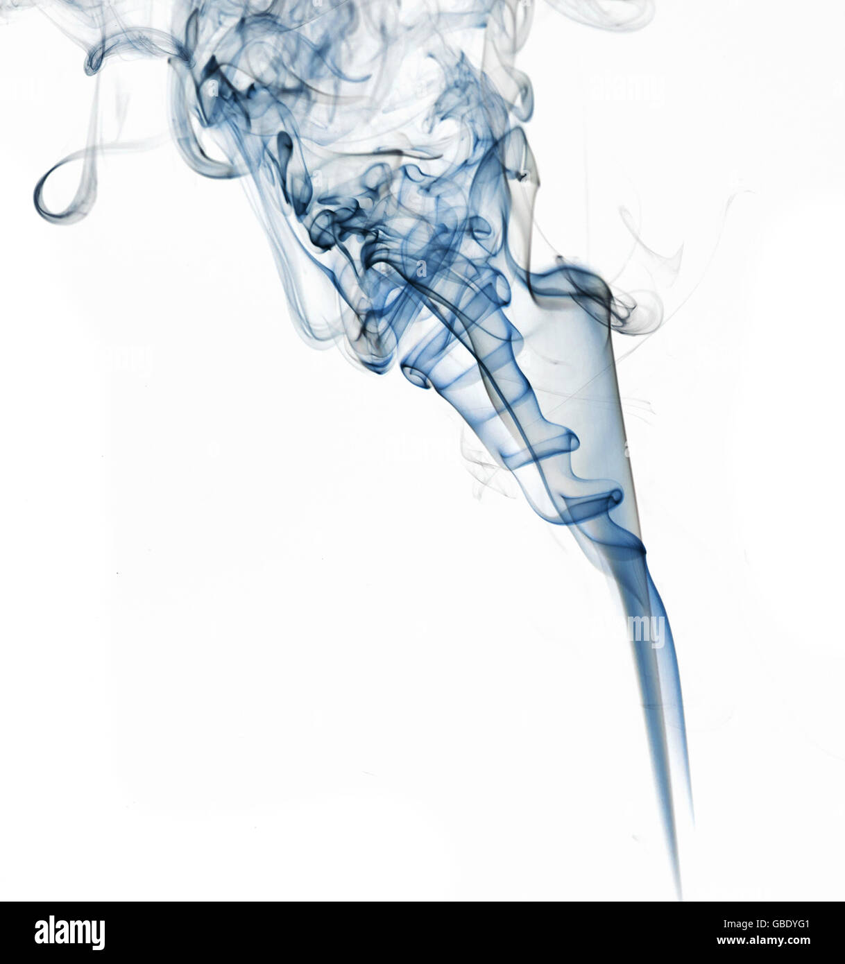 Abstract smoke on a white background Stock Photo - Alamy