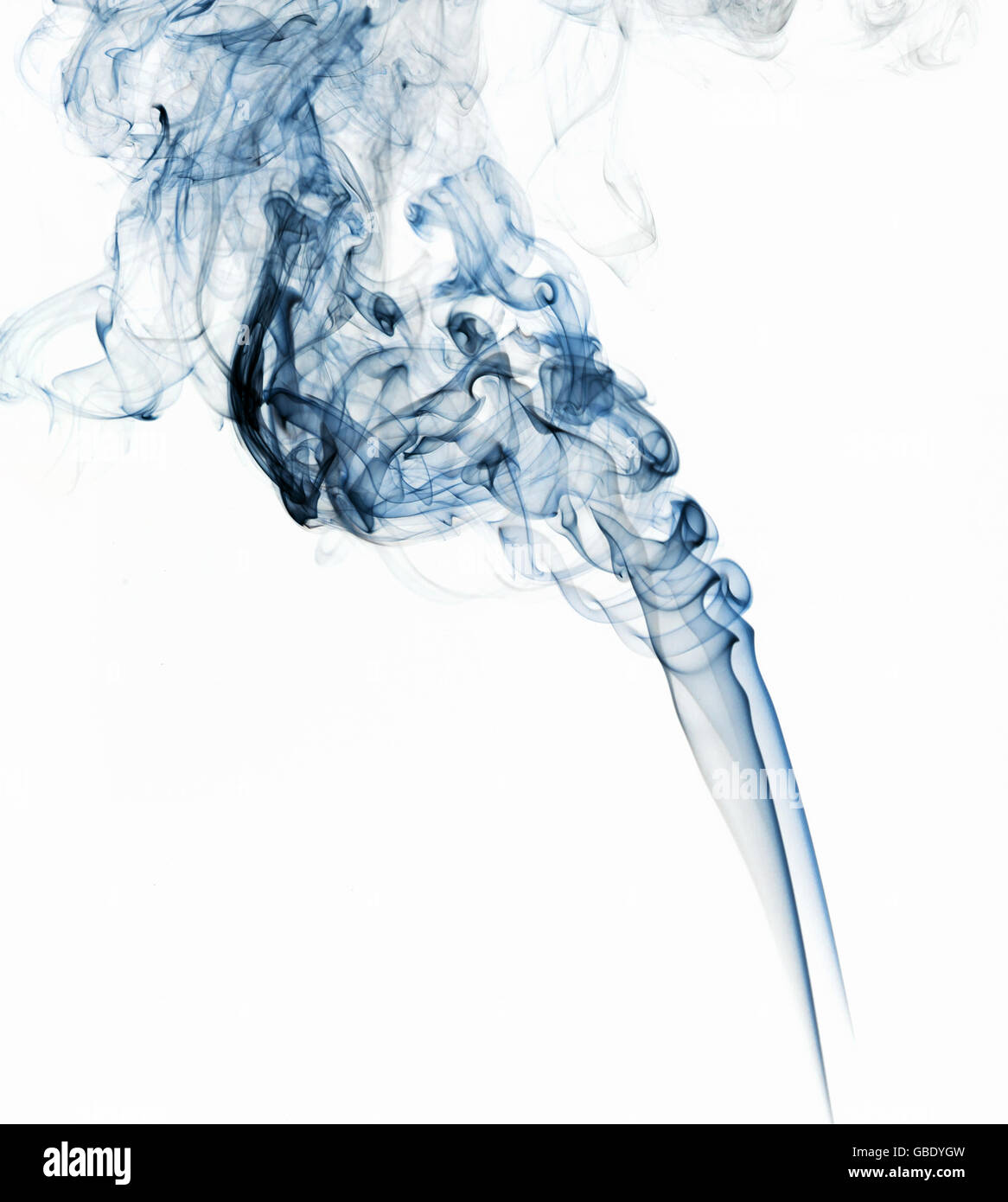 Abstract smoke on a white background Stock Photo - Alamy