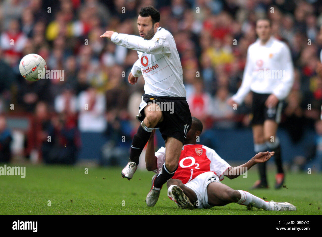 Soccer - AXA FA Cup - Semi Final - Arsenal v Manchester United Stock Photo