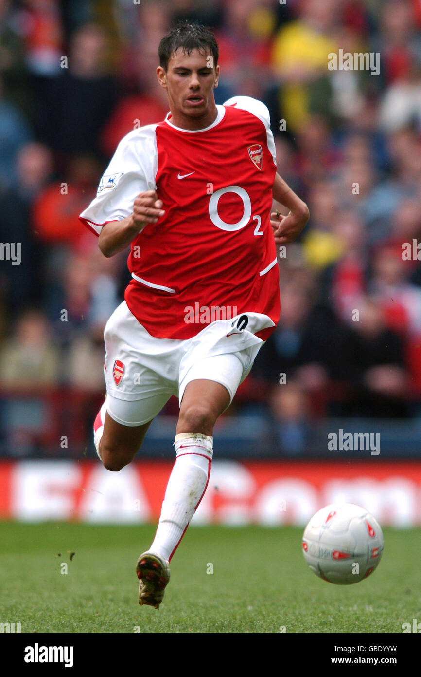 Soccer - AXA FA Cup - Semi Final - Arsenal v Manchester United. Jeremie Aliadiere, Arsenal Stock Photo