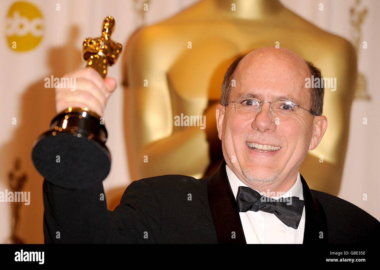 Richard King with the Acheivement of Sound Editing award, received for