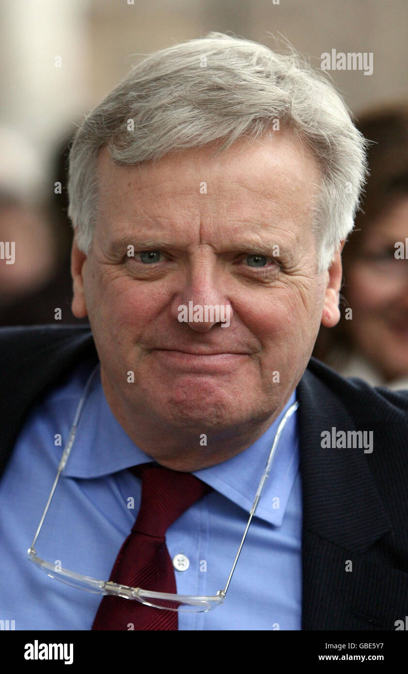 ITV executive chairman Michael Grade attends a memorial service for Sir Bill Cotton, the BBC light entertainment executive, at St Martins-in-the-Fields, Trafalgar Square, London. Stock Photo