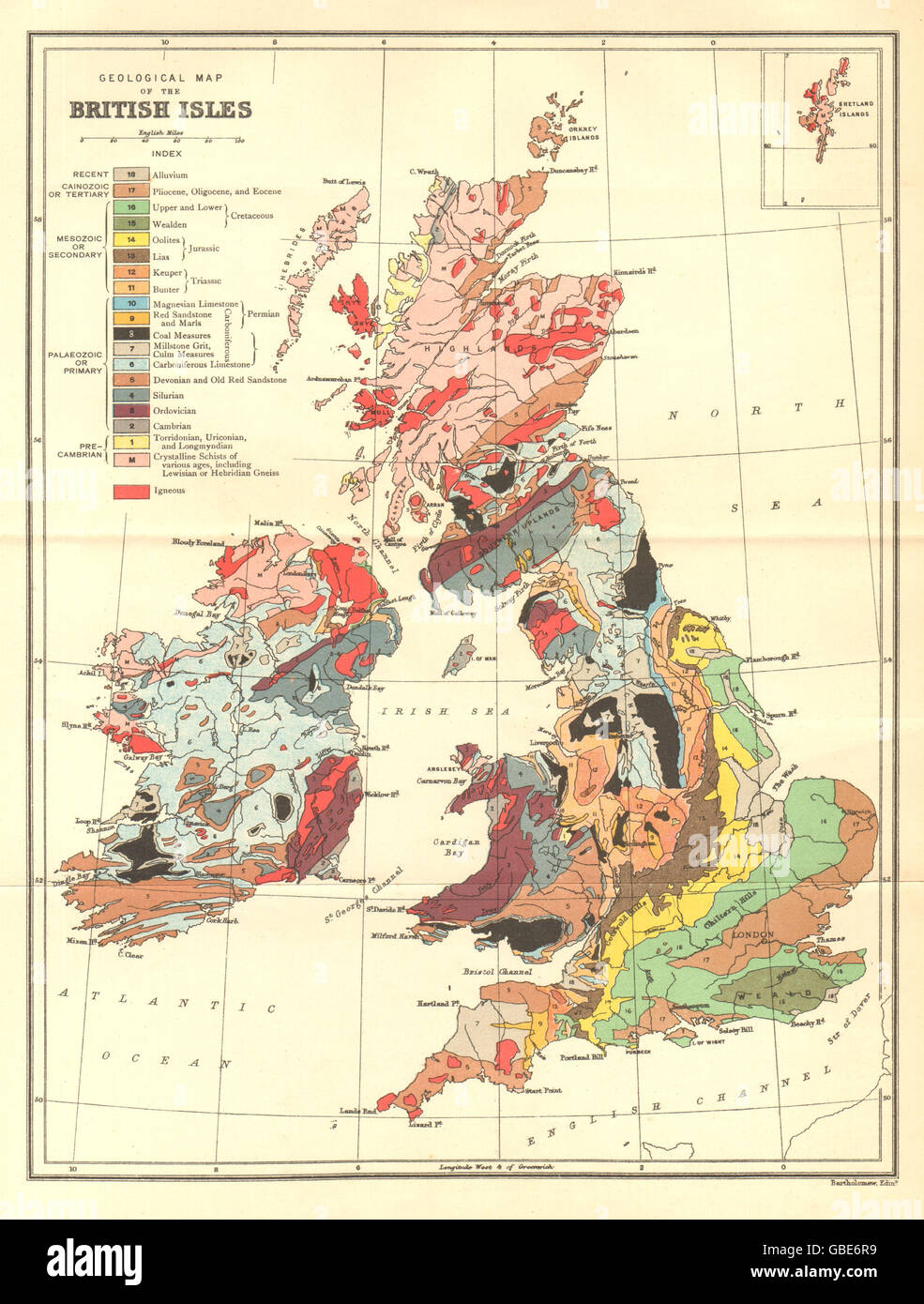 British Isles Map Stock Photos & British Isles Map Stock Images - Alamy