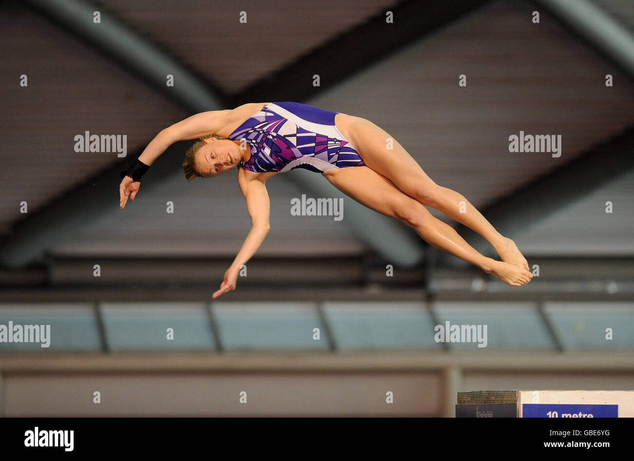 Diving British Diving Championships 2009 Ponds Stock Photo