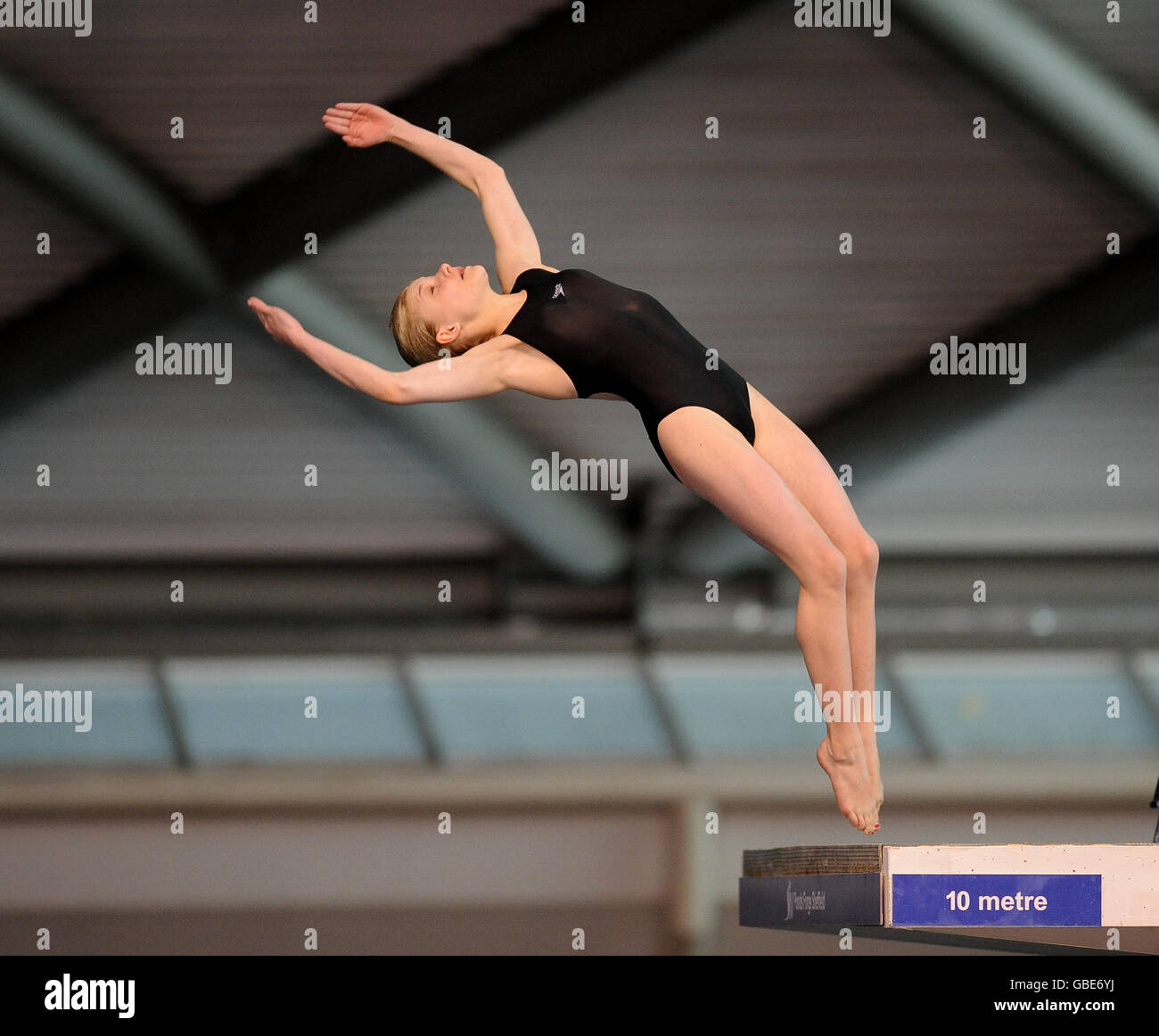 Diving British Diving Championships 2009 Ponds Stock Photo