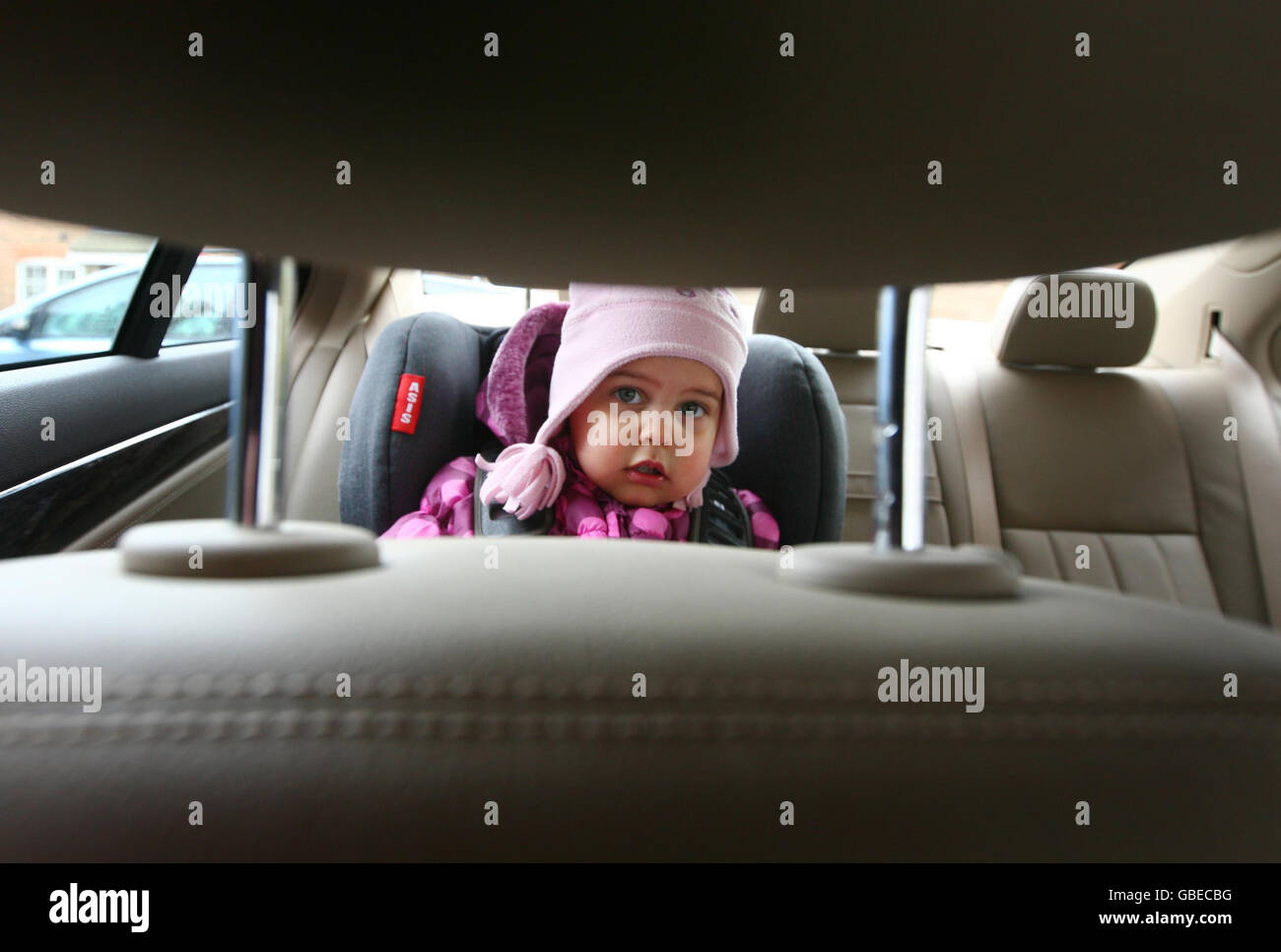 Child seat safety Stock Photo Alamy