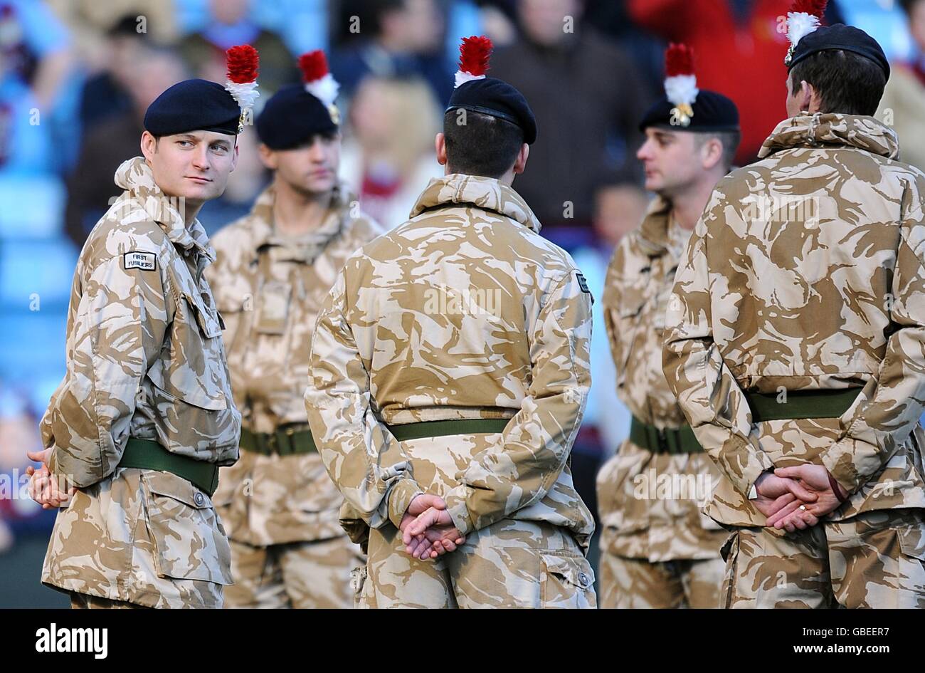 The soldiers of the 1st Battalion, the Royal Regiment of Fusiliers ...