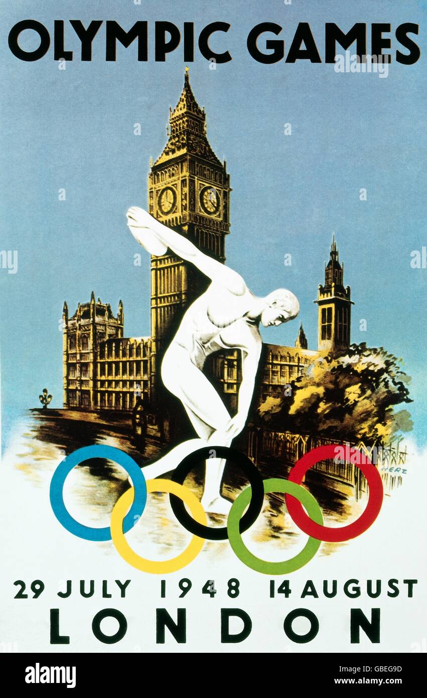 London 1948 Olympics Poster Hi res Stock Photography And Images Alamy