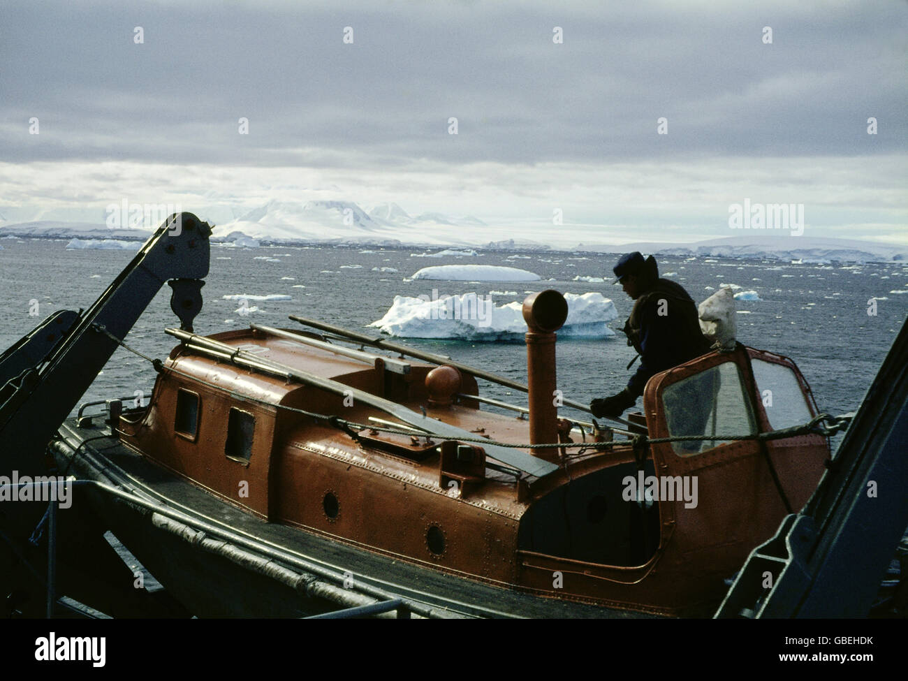 geography / travel, Antarctica, ship at Lemaire Channel, 1967, Additional-Rights-Clearences-Not Available Stock Photo