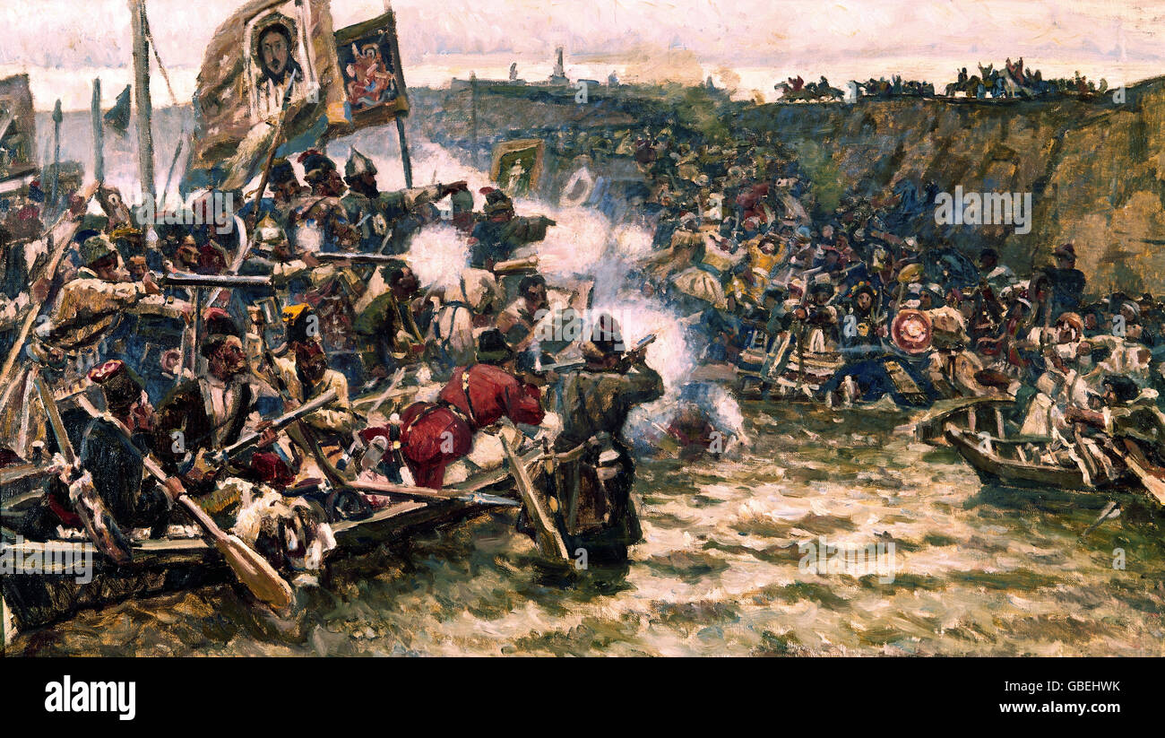 The conquest of siberia by yermak hi-res stock photography and images ...