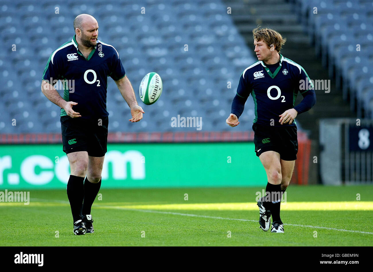 Irish Rugby Running Rugby Union - Ireland Captains Run - Croke Park Stock Photo - Alamy