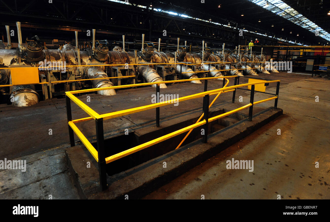 General Stock - Corus Steel Plant - Corby Stock Photo