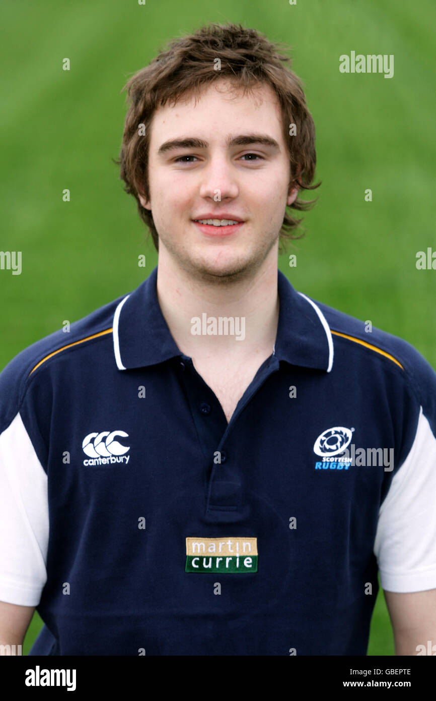 Michael Walker Rugby Rugby Union - Scotland Under 19 Photocall - Murrayfield. Michael Walker ...