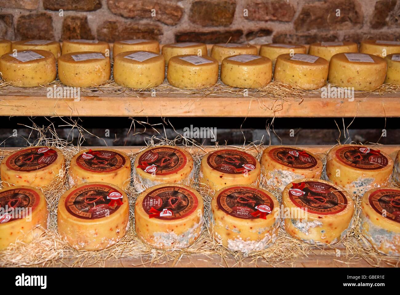 cheese wheels, cheese, specialty shop, delicatessen, Macelleria Falorni