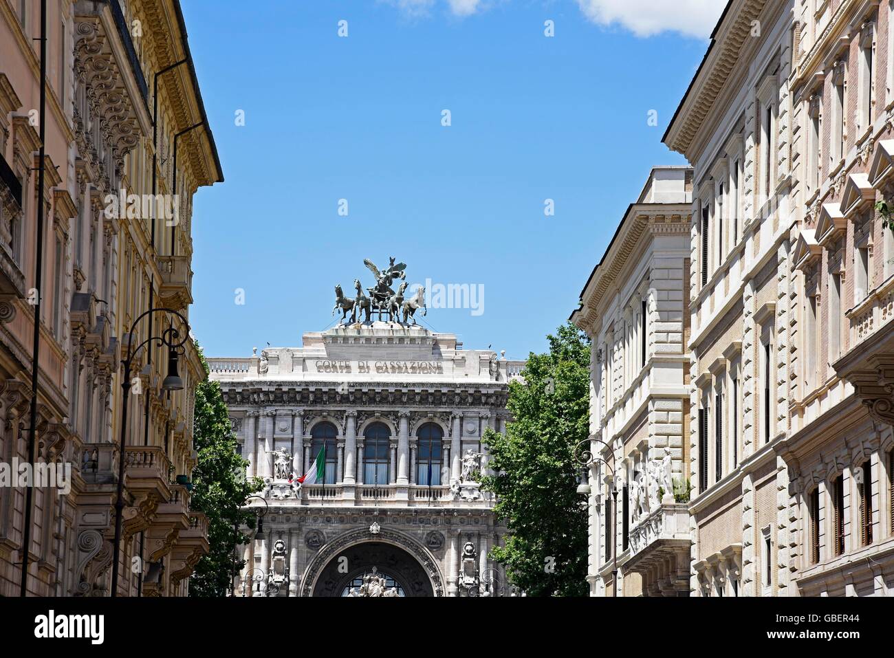 Corte di Cassazione, Palace of Justice, Rome, Lazio, Italy Stock Photo