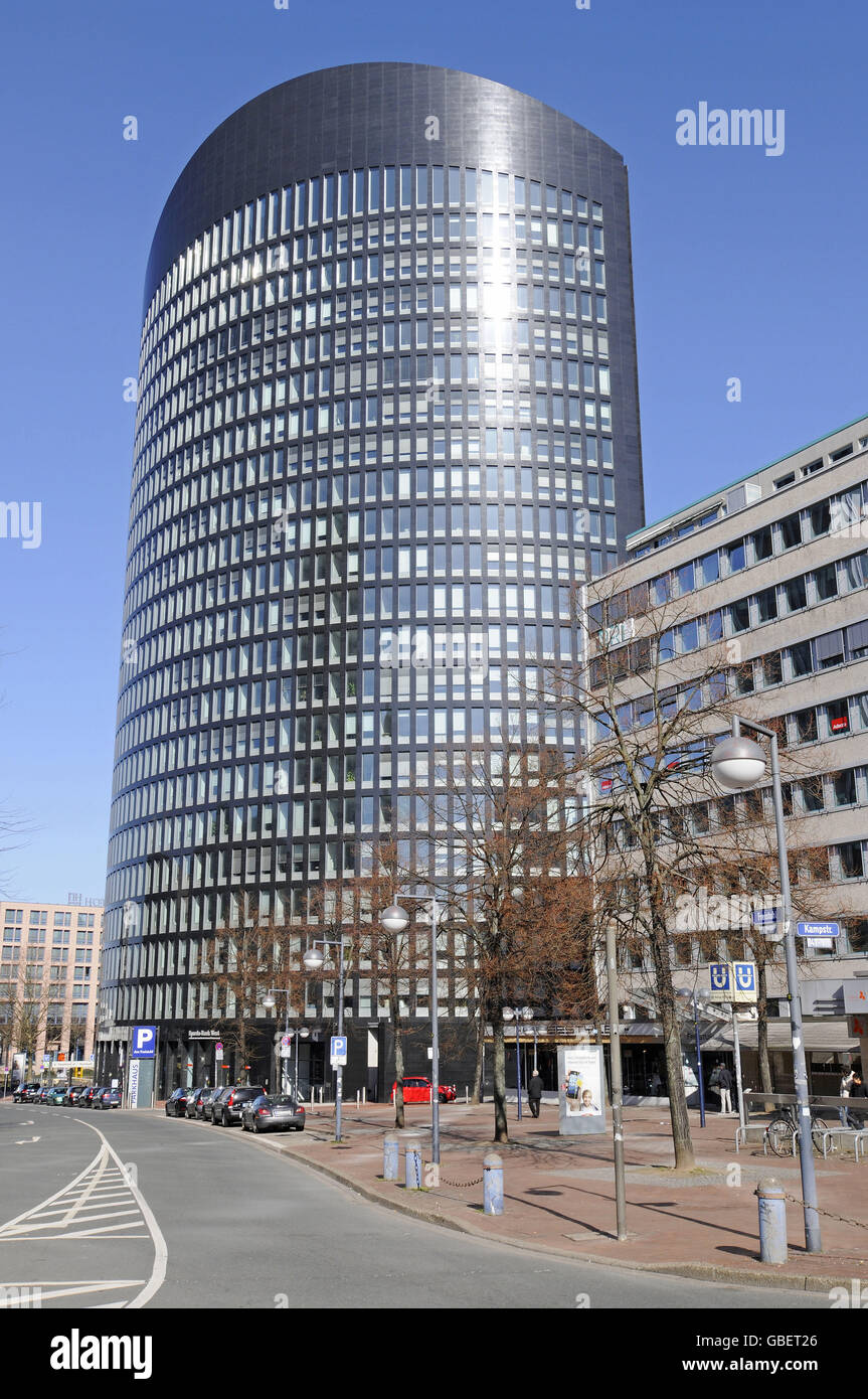 RWE Tower, Dortmund, North Rhine-Westphalia, Germany Stock Photo